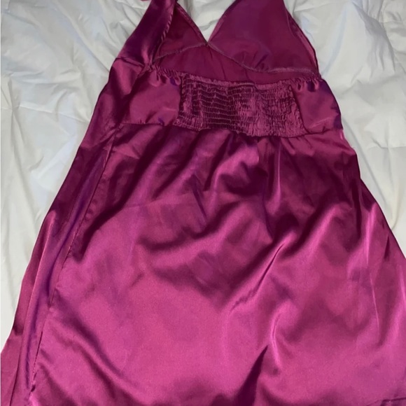 Just Polly New York Fuchsia Halter dress/top - Picture 6 of 6